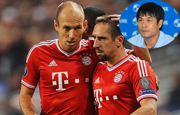 HLV Hữu Thắng đánh giá rất cao bộ đôi Robben - Ribery.