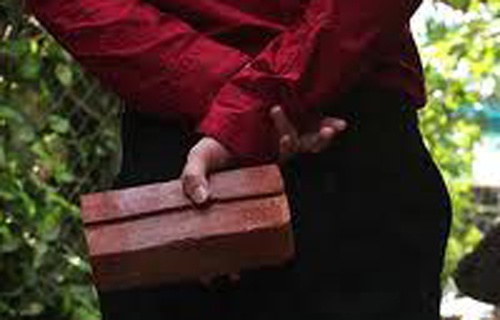 Nguoi phu nu bi phat tu vi cam gach 'choang' em dau hinh anh