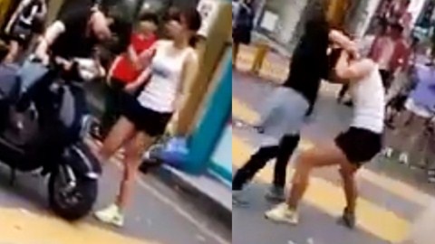 Clip co gai tum toc danh chang trai gay xon xao hinh anh