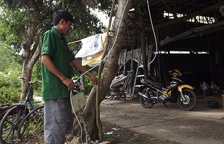 Anh Nguyễn Văn Trình diễn tả lại vụ việc.