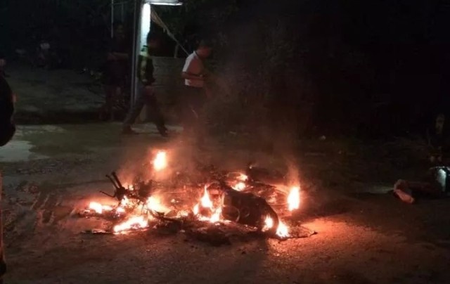 Xe may chay ngun ngut, mot nguoi tu vong hinh anh