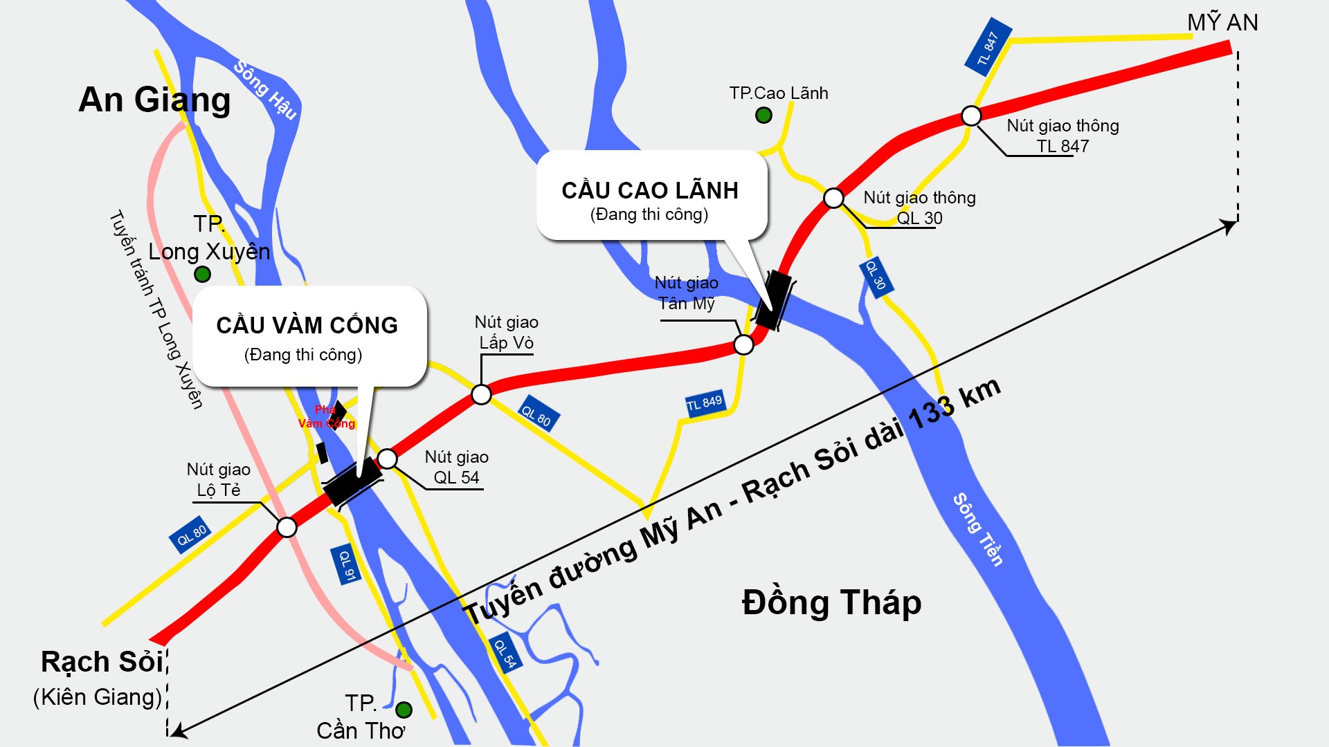 Hinh thanh tuyen cao toc Bac - Nam phia tay hinh anh
