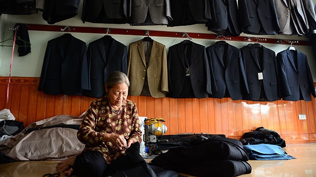 Ngoi lang 'de nhat keo' hinh anh