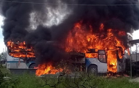 Chay rui xe giuong nam tien ty o Binh Dinh hinh anh