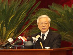 Tong bi thu Nguyen Phu Trong sot ruot vi nan chay chuc hinh anh