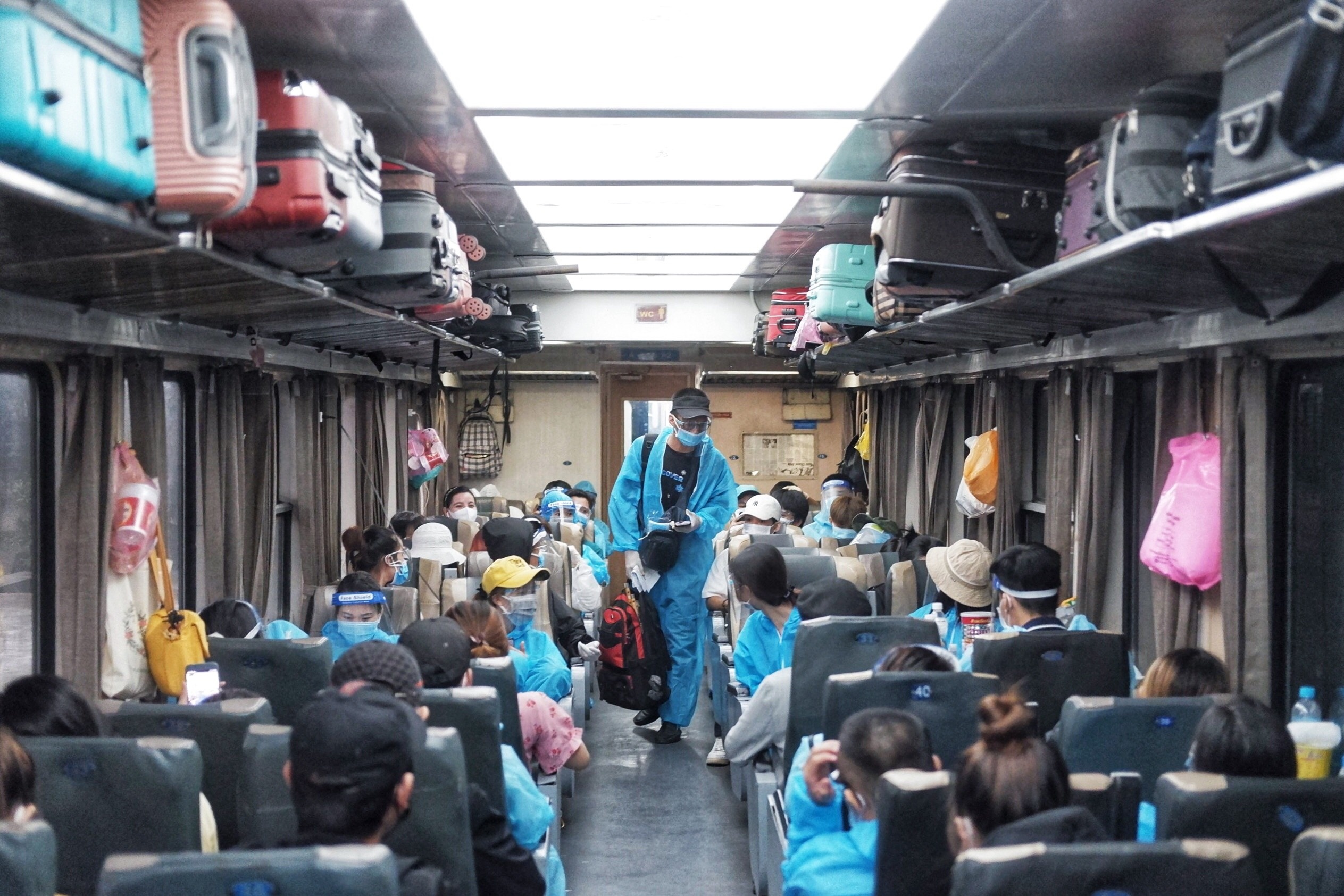 Chuyen tau 0 dong dua nguoi Ha Tinh roi tam dich hinh anh