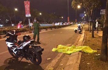 Thanh nien cuop giat toi mung 1 Tet, te xe tu vong khi bo chay hinh anh