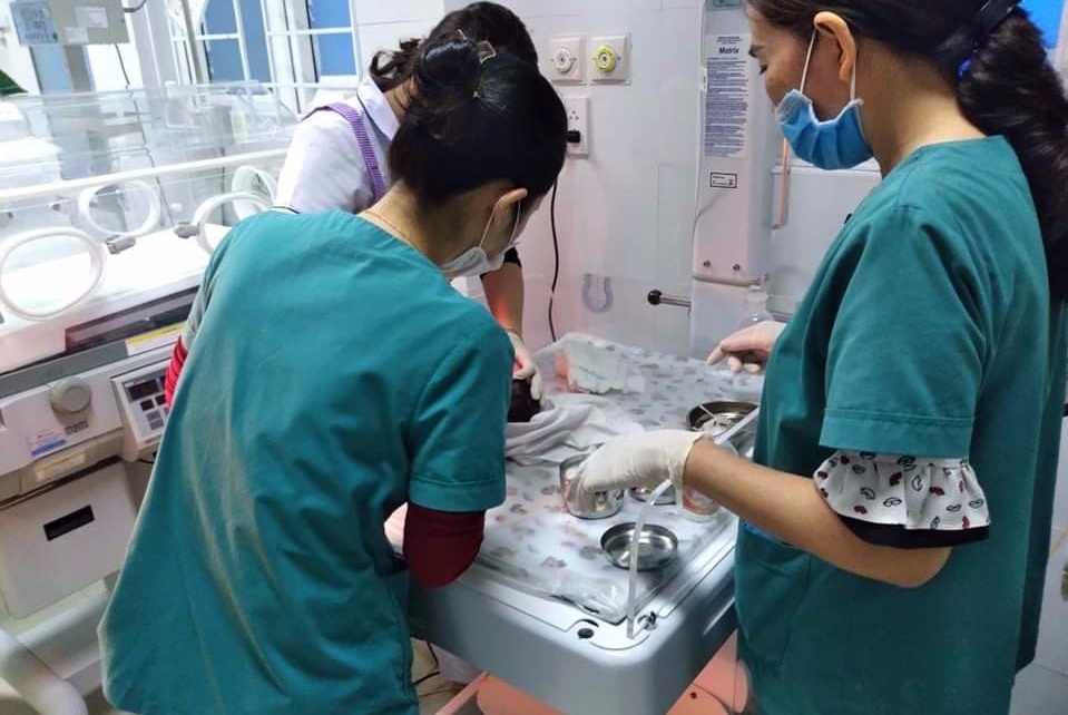 be so sinh bi bo roi ngoai bai bien anh 1