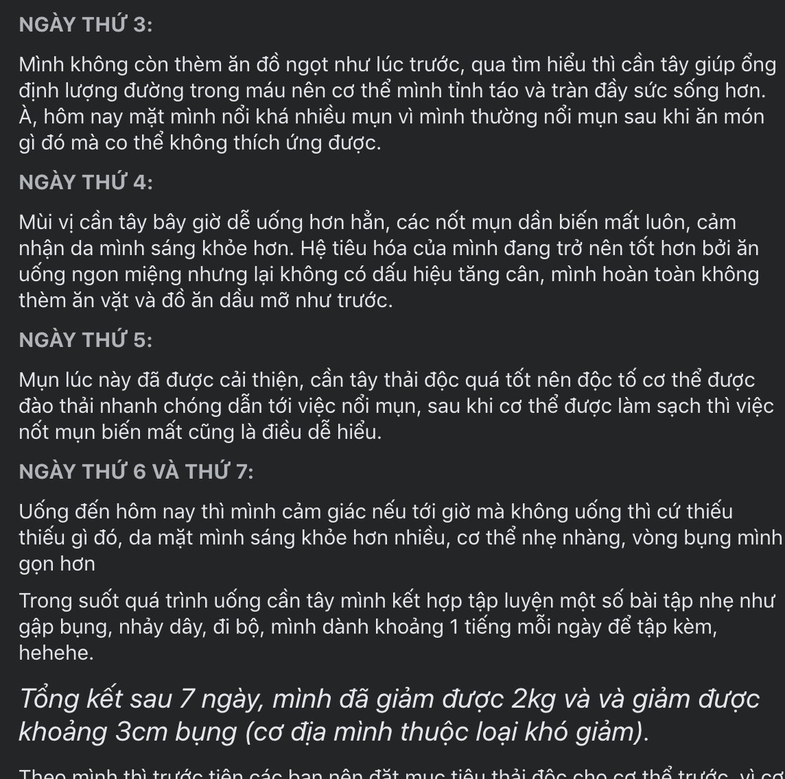 có nên giảm cân bằng cần tây ảnh 2 co nen giam can bang can tay anh 2