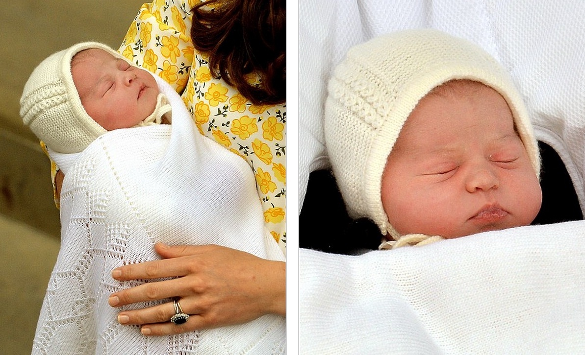 Con gái đầu tiên của hoàng tử William. Ảnh: AP