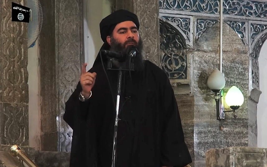 Người đứng đầu tổ chức Nhà nước Hồi giáo tự xưng, Abu Bakr al-Baghdadi. Ảnh: Telegraph