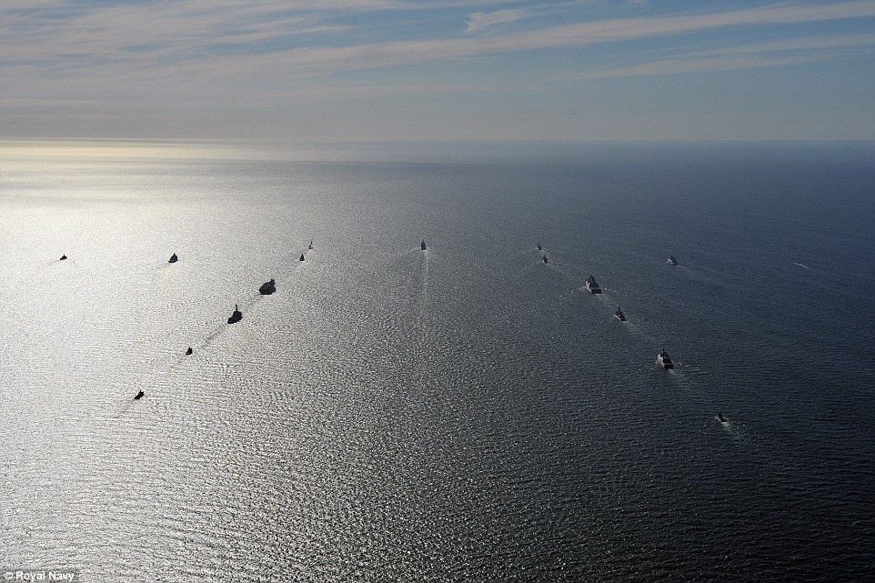 Hải quân Anh điều 3 tàu tham gia tập trận là các tàu HMS Ocean, HMS Iron Duke và tàu dò mìn HMS Quorn. Đây là lần đầu tiên Anh cử nhiều tàu tham gia một cuộc tập trận của NATO.