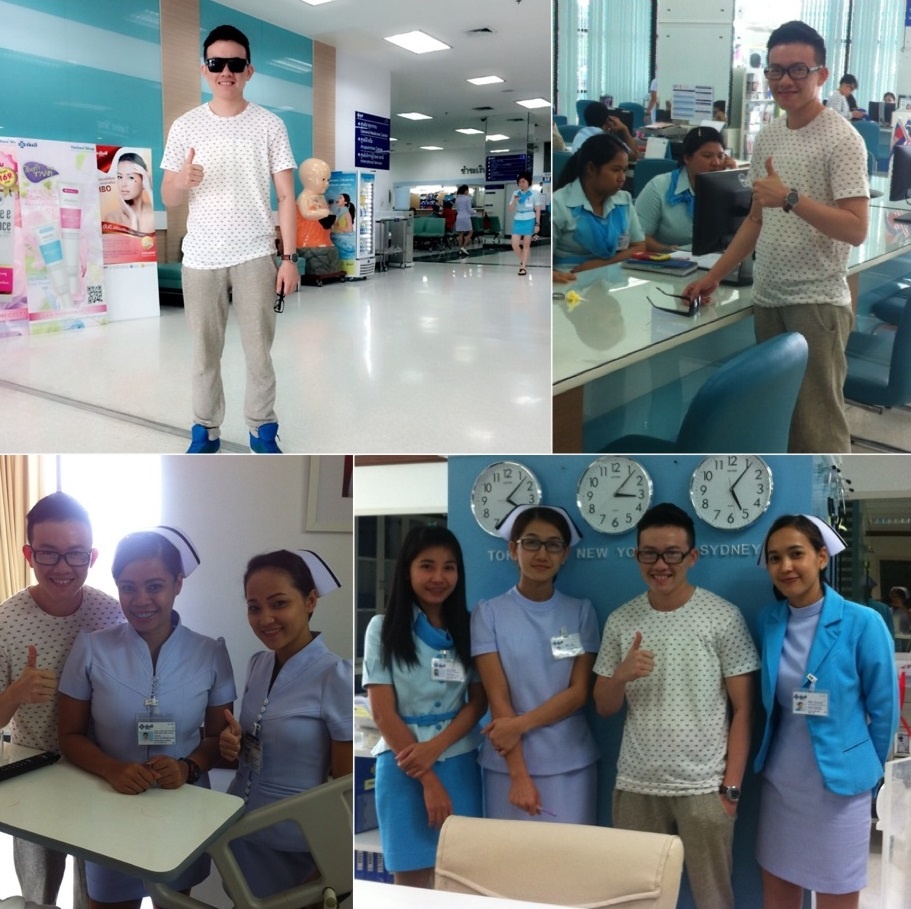 Hải Minh (chuyển giới từ nữ sang nam) thực hiện phẫu thuật tại bệnh viện Yanhee tại Thái Lan vào tháng 2/2015. Ảnh: NVCC