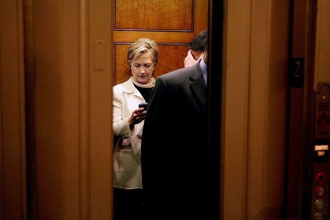 Bà Clinton ở Washington hồi tháng 1/2009. Ảnh: NYT