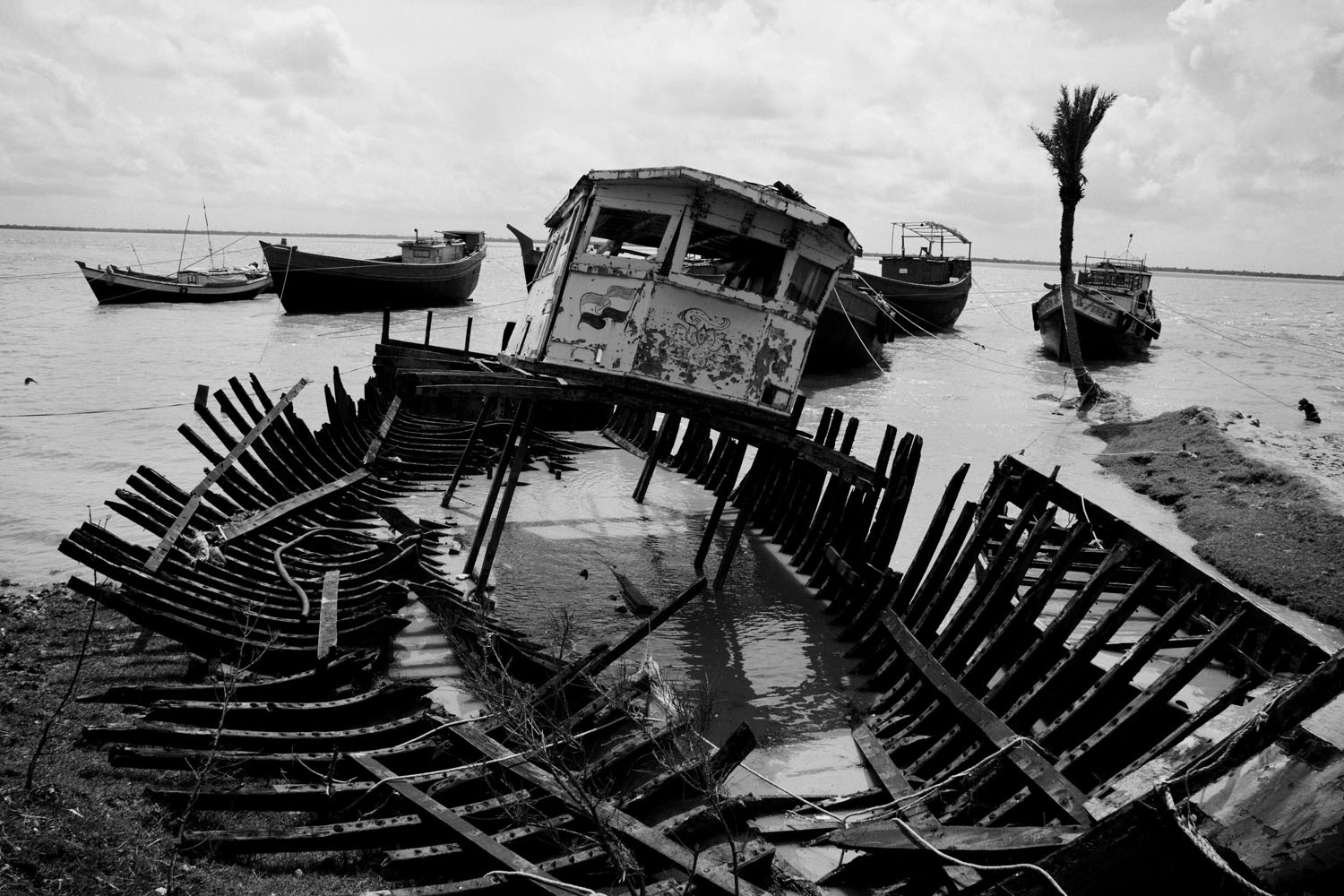 Phần lớn đàn ông di cư đến các địa phương ở miền nam Ấn Độ để làm việc tại các công trường xây dựng. Chỉ còn một nhóm nhỏ các gia đình vẫn kiên trì bám trụ với đảo Ghoramara. Nguyên nhân khiến đảo 