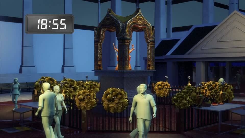 Video tai hien canh nghi pham dat bom o Bangkok hinh anh