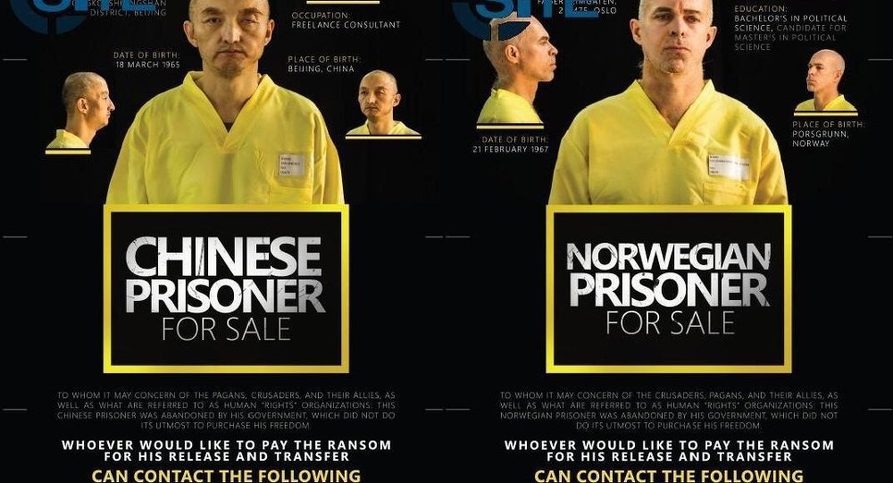 IS rao ban con tin Trung Quoc va Na Uy hinh anh