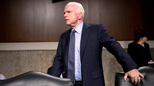 Thượng nghị sĩ John McCain, chủ tịch Uỷ ban Quân vụ Thượng viện Mỹ, cho rằng Mỹ cần tuần tra trên Biển Đông thường xuyên hơn. Ảnh: The Hill
