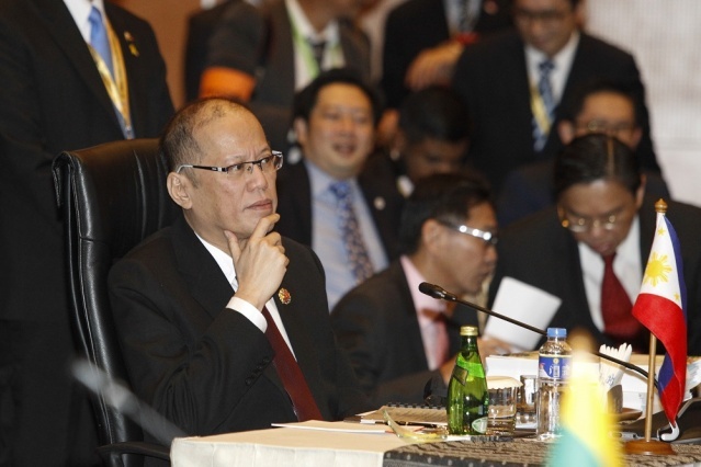 Tổng thống Philippines Benigno Aquino tại hội nghị ASEAN đang diễn ra ở Malaysia. Ảnh: Jakarta Post