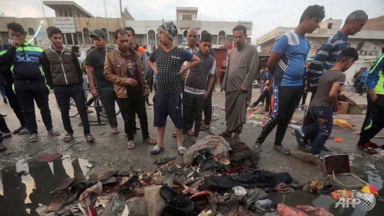 IS danh bom o thu do cua Iraq lam 70 nguoi chet hinh anh