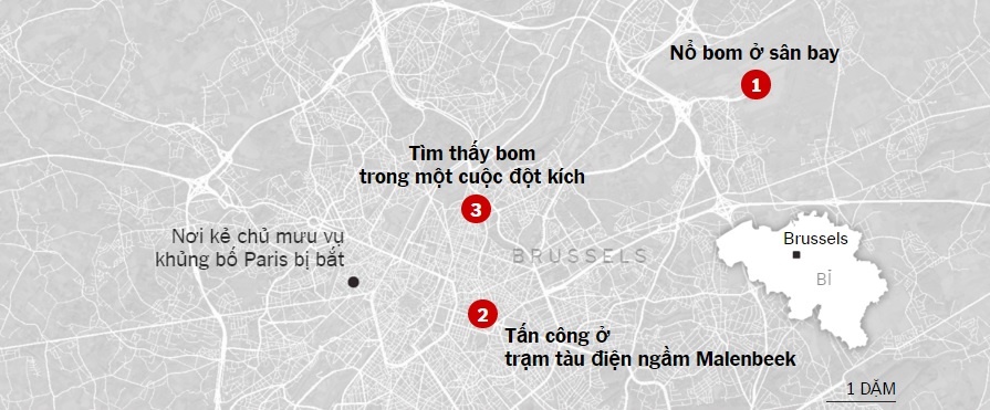đánh bom khủng bố ở Bỉ ảnh 1 danh bom khung bo o Bi anh 1