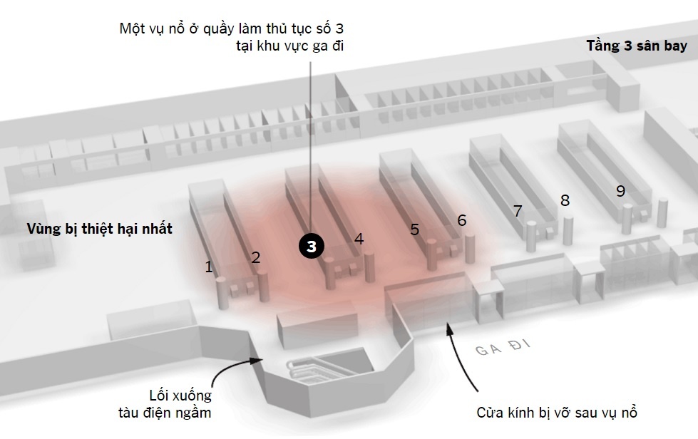 đánh bom khủng bố ở Bỉ ảnh 3 danh bom khung bo o Bi anh 3