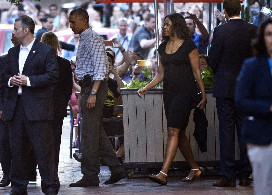 Tong thong Obama va vo di an anh 6