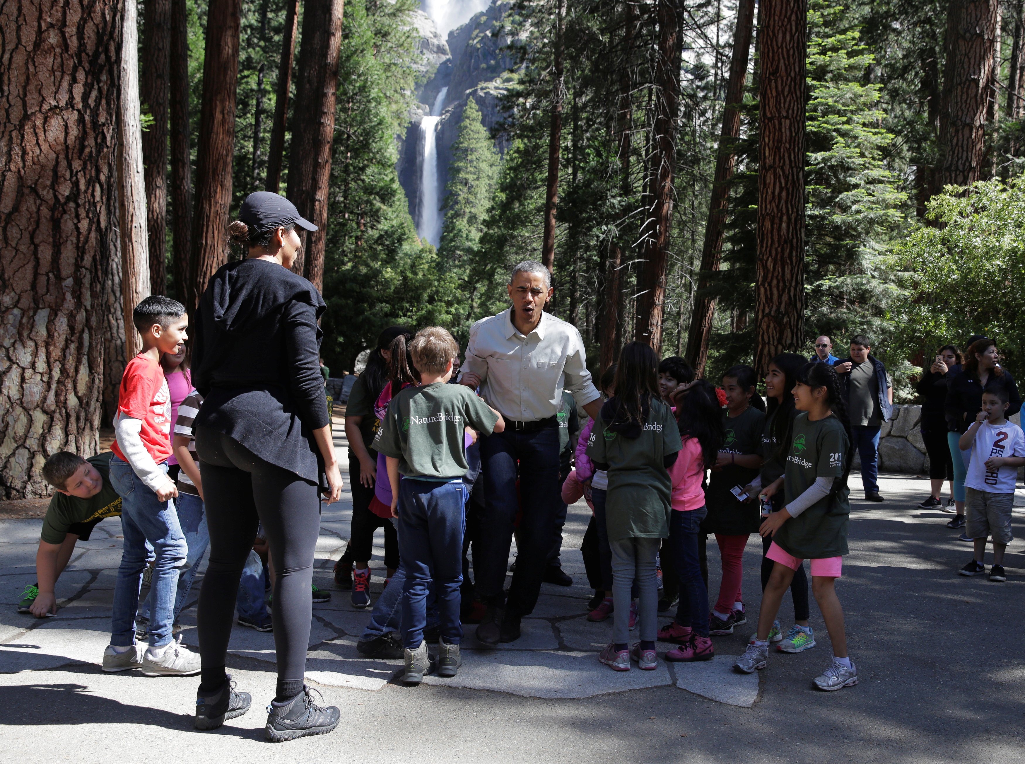 Gia dinh ong Obama nghi cuoi tuan anh 5