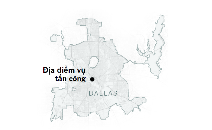 cảnh sát Mỹ bị bắn ở Dallas ảnh 1 canh sat My bi ban o Dallas anh 1