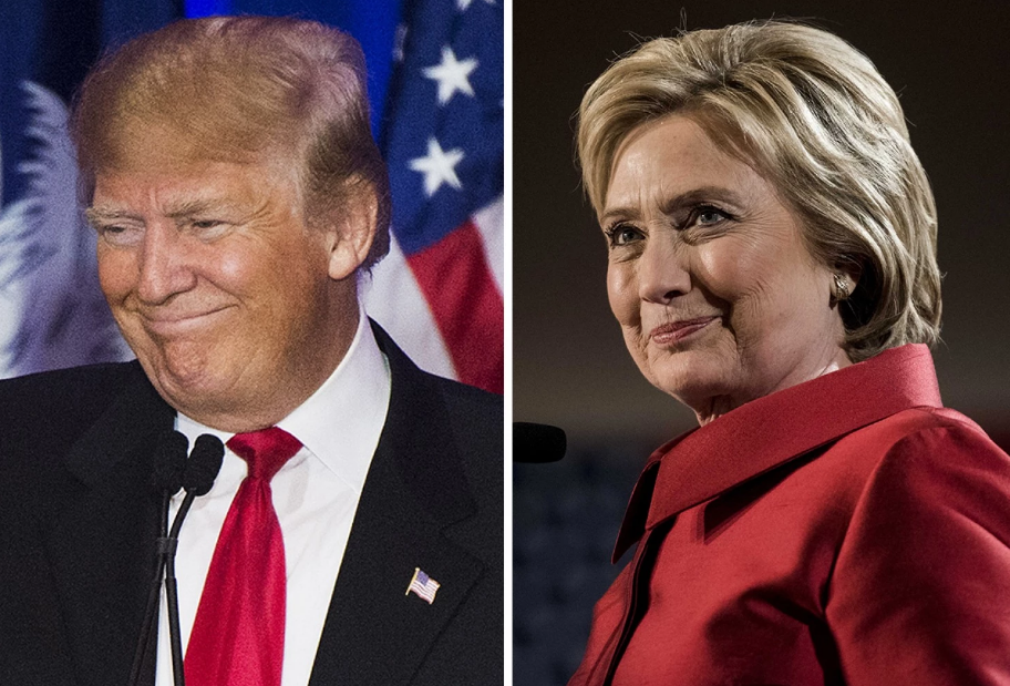 Tham do bau cu: Trump thu hep khoang cach voi ba Clinton hinh anh