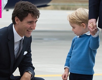 Thu tuong Canada bi hoang tu be nuoc Anh tu choi dap tay hinh anh