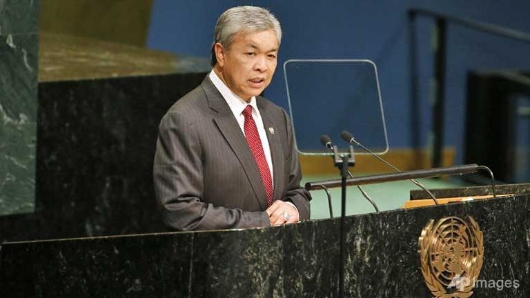 Pho thu tuong Malaysia bi che vi noi tieng Anh do tai LHQ hinh anh