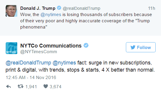 Trump lai chi trich doi thu tren Twitter anh 1