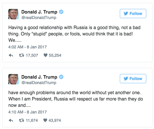 Trump chi trich nguoi phan doi quan he voi Nga anh 1