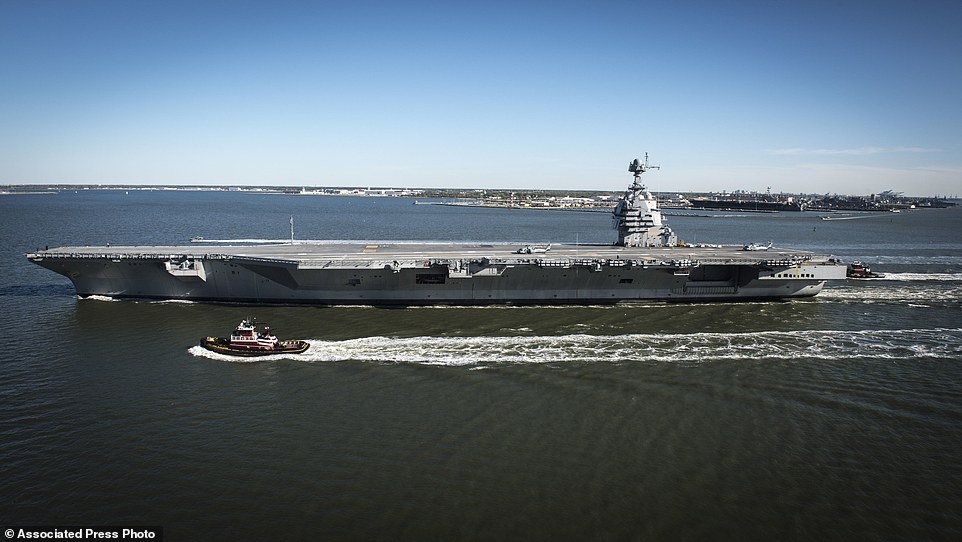 tau san bay USS Gerald Ford anh 2
