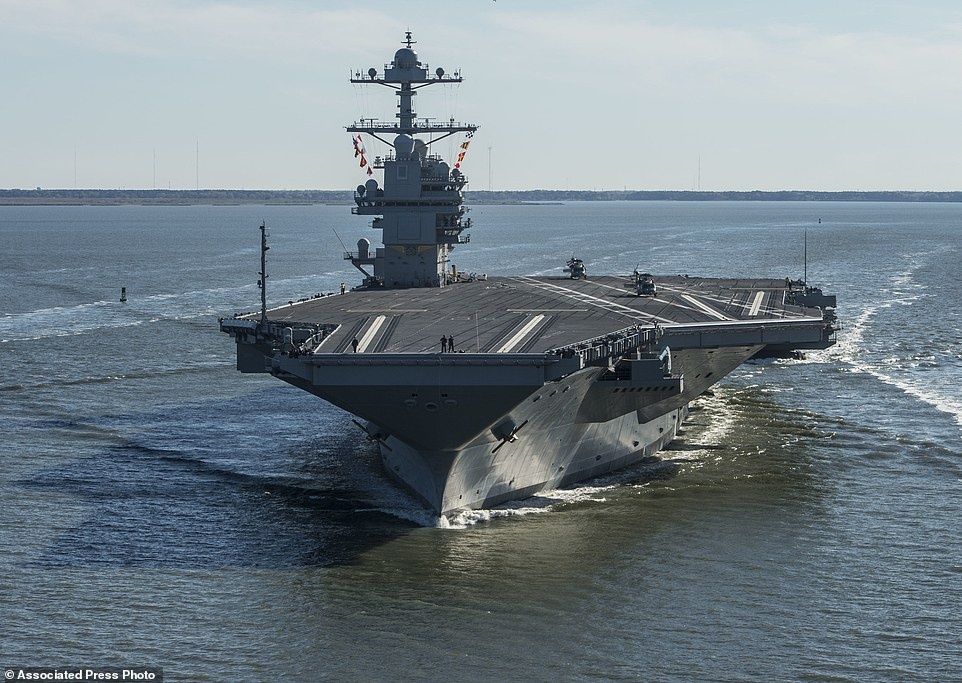 tau san bay USS Gerald Ford anh 3