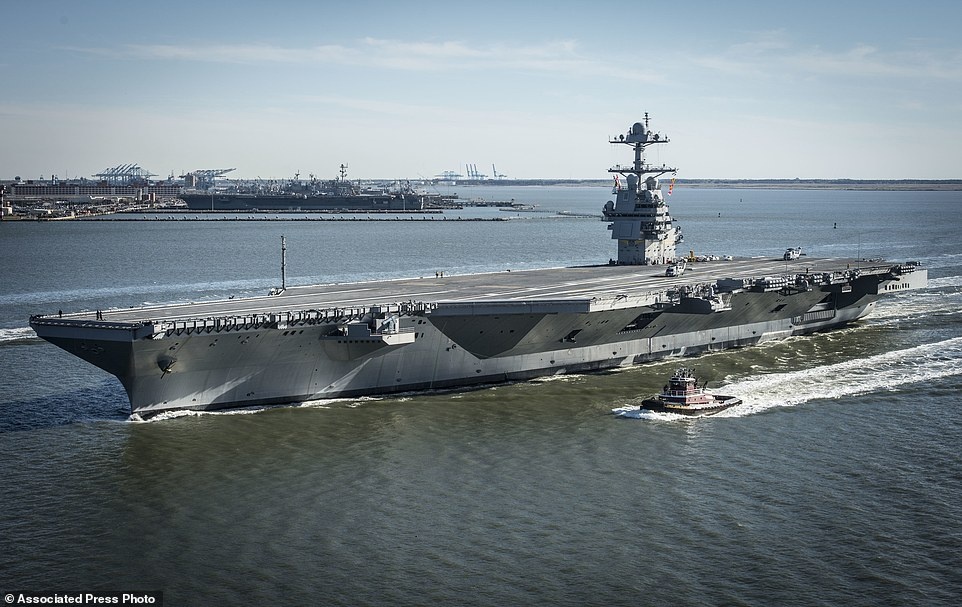 tau san bay USS Gerald Ford anh 5
