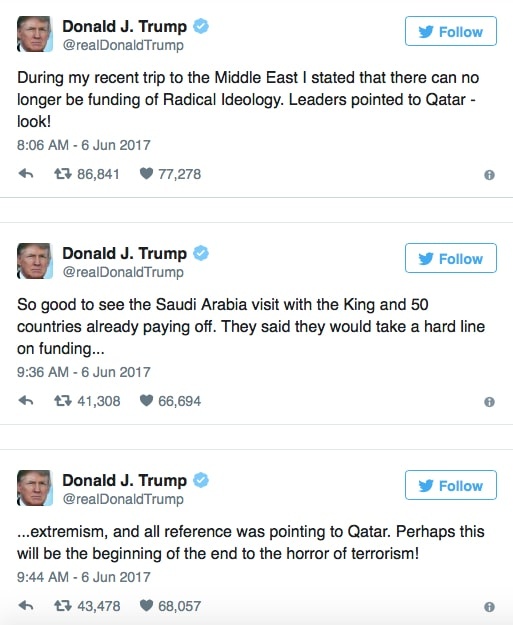 Twitter cua Trump anh 1