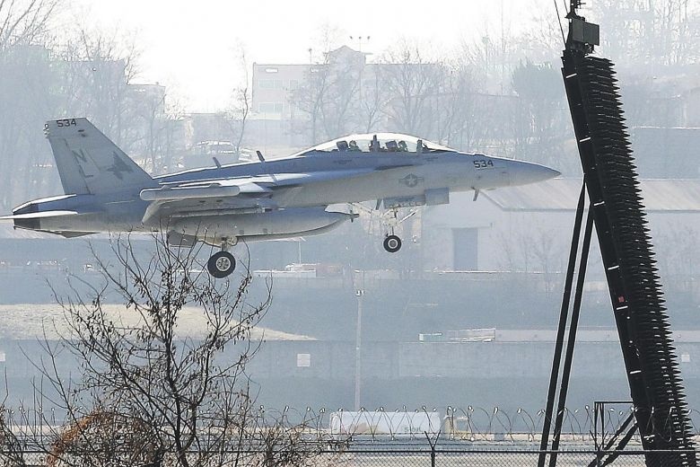 My - Han tap tran khong quan lon bat chap Trieu Tien de doa hinh anh