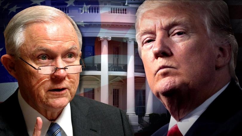 Ong Trump chi trich bo truong tu phap la 'dang xau ho' hinh anh