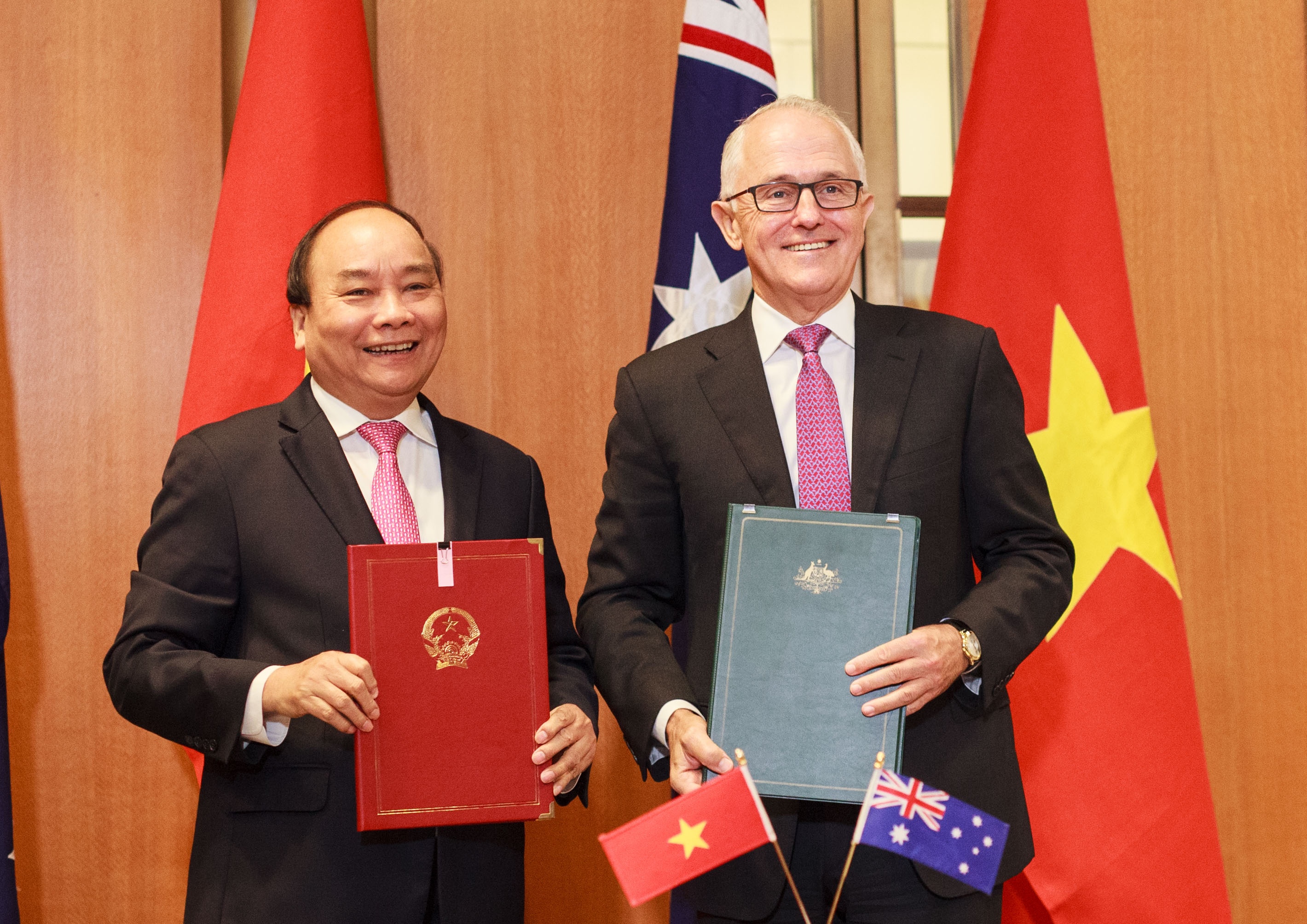 Thu tuong Viet Nam - Australia ky tuyen bo doi tac chien luoc lich su hinh anh