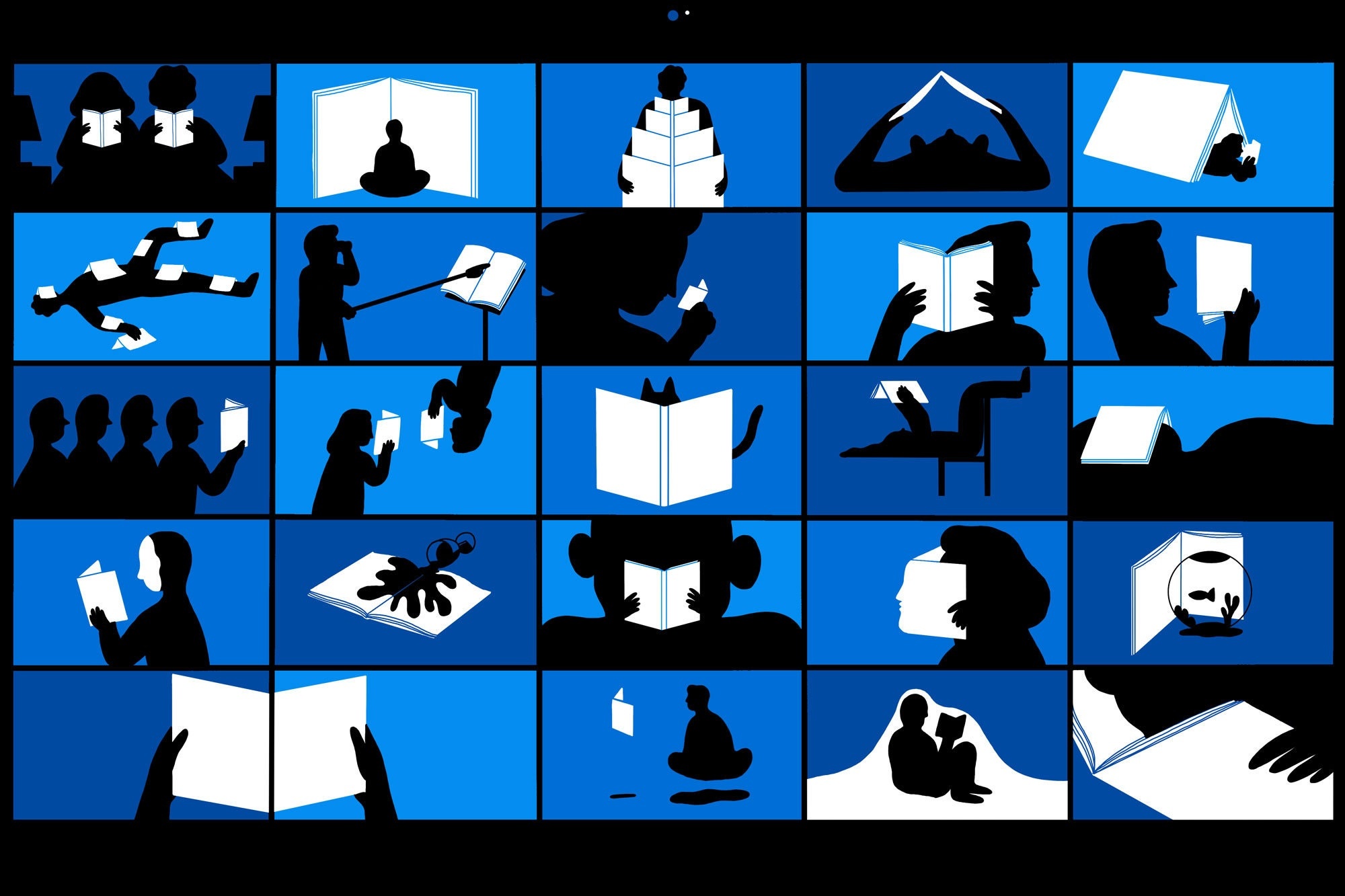 Doc sach giua cach ly mua dich - su don doc thanh niem vui chung hinh anh