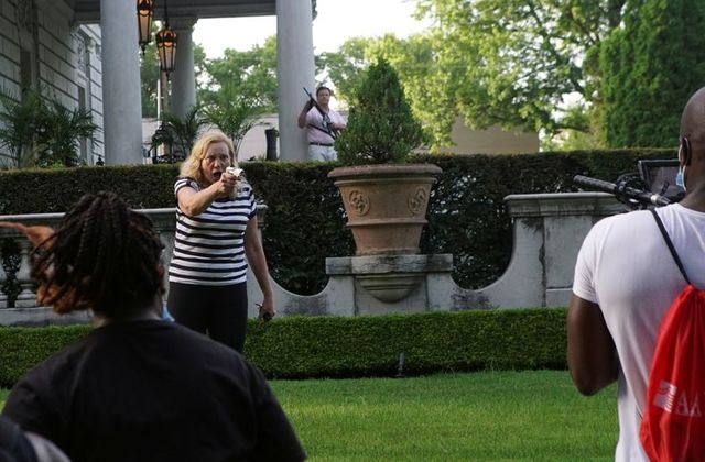 bieu tinh o My,  canh sat My,  nguoi da den o My anh 1