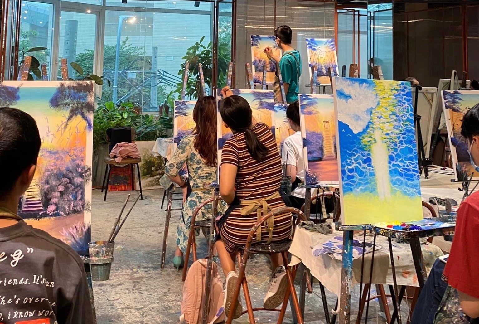 nhung buoi workshop,  trai nghiem nghe thuat anh 1