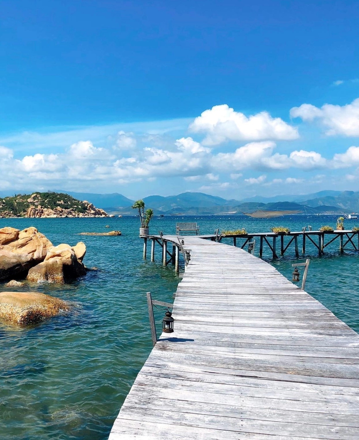 du lich bien,  hon dao dep,  tinh Khanh Hoa anh 1