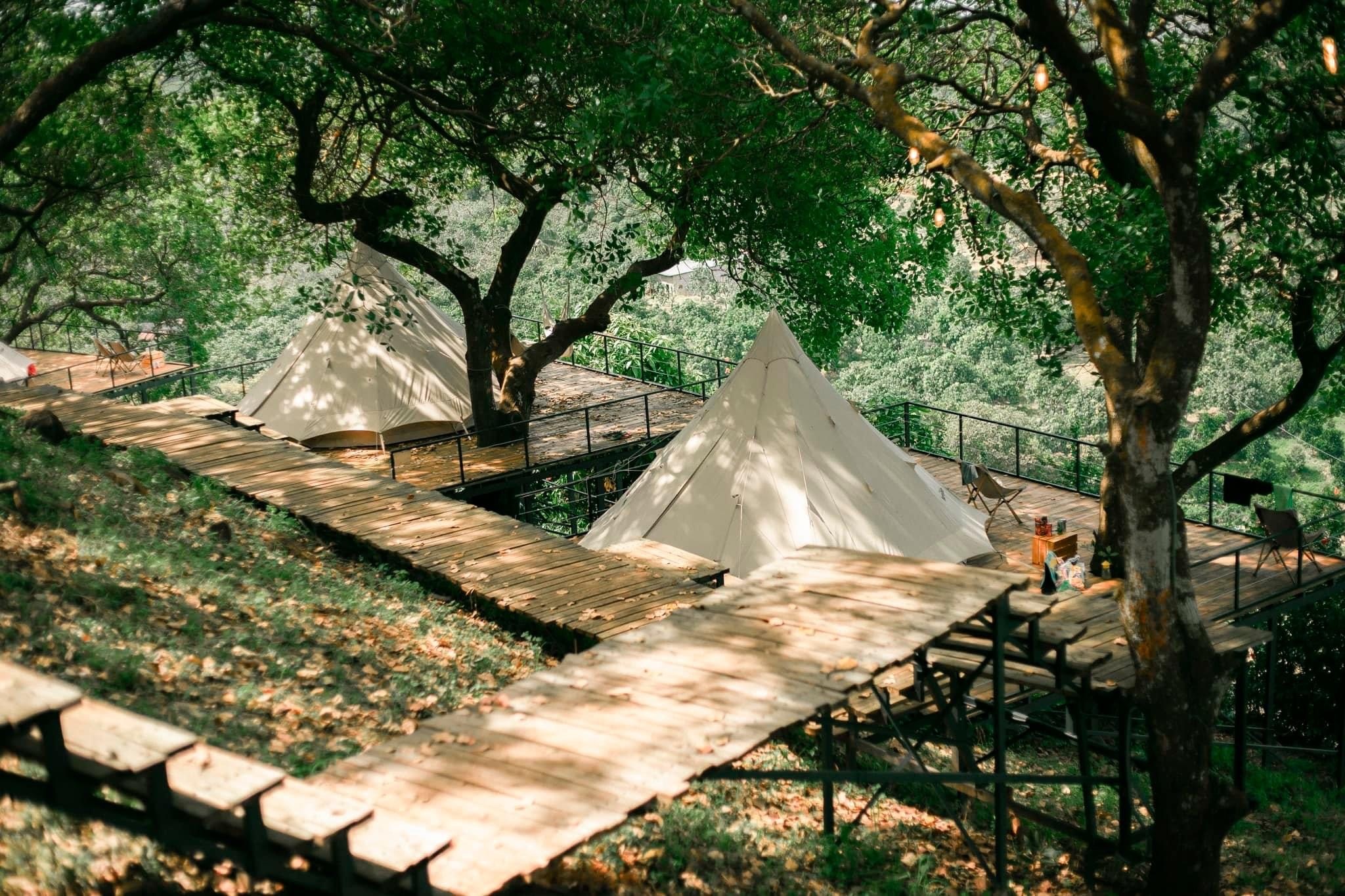 cắm trại tiện nghi, khu glamping đẹp, địa điểm du lịch ảnh 1 cam trai tien nghi, khu glamping dep, dia diem du lich anh 1