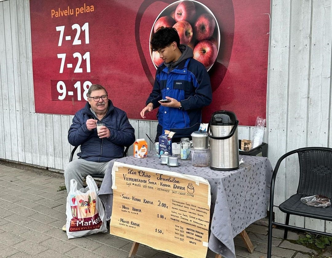 am thuc,  ca phe muoi,  ca phe Viet Nam,  du hoc sinh Viet anh 7