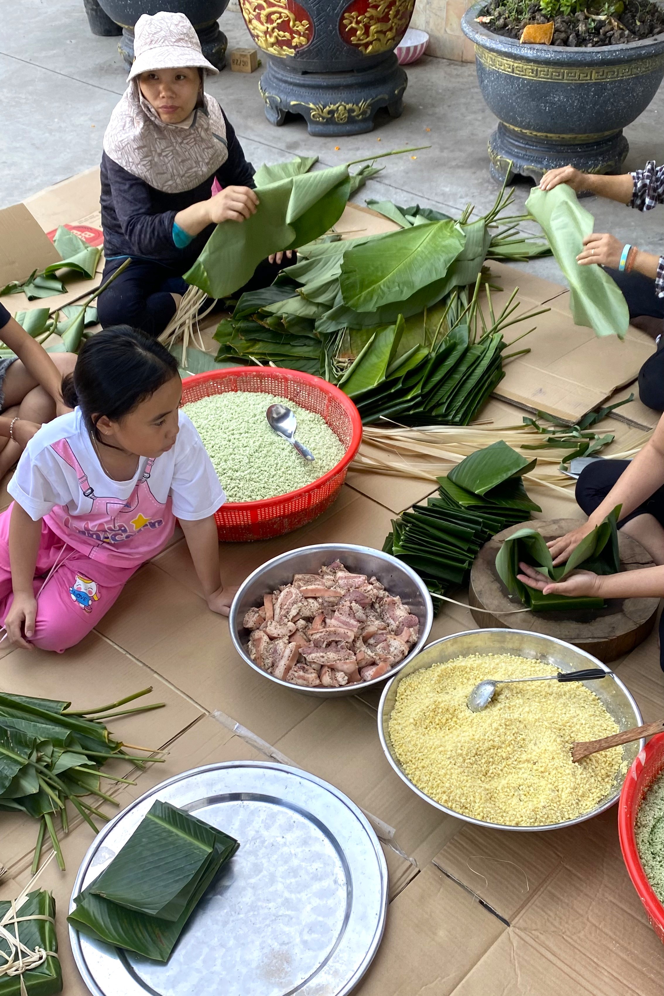 tự gói bánh chưng ảnh 2 tu goi banh chung anh 2