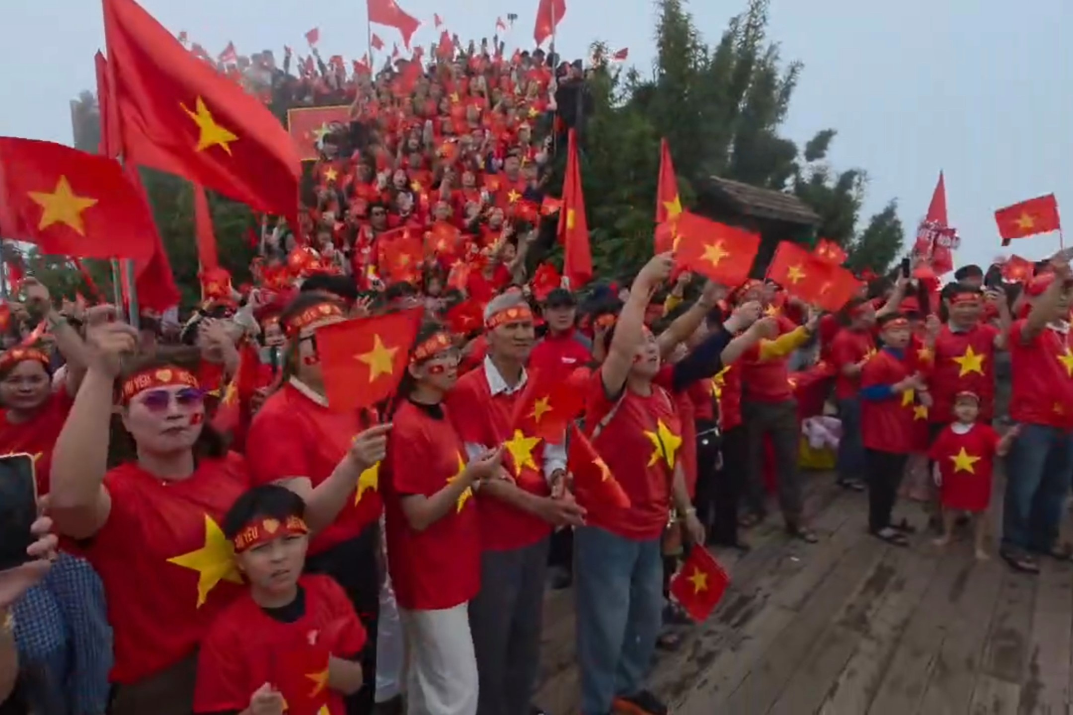 Hang tram nguoi cam co Viet Nam, hat vang tren dinh Fansipan dip A80 hinh anh