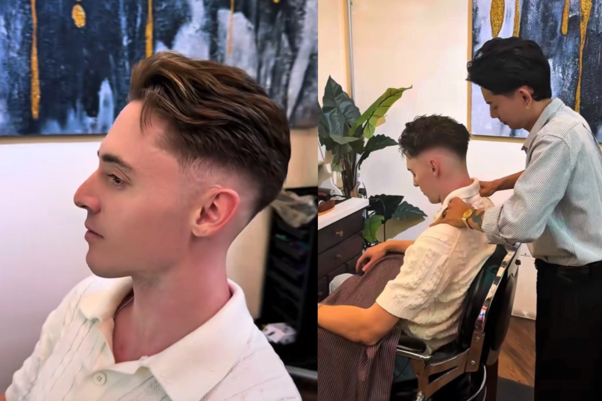 Khach Tay khen cat toc, massage o Viet Nam 'tot bac nhat the gioi' hinh anh